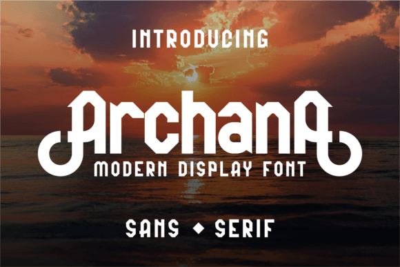 Archana: A Bold, Authentic Display Font for Real Branding Work