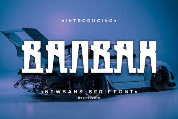 Banbax: A Bold Display Font for Editorial Impact