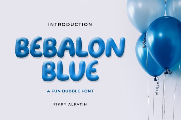 Bebalon Blue: A Playful Display Font That Actually Works