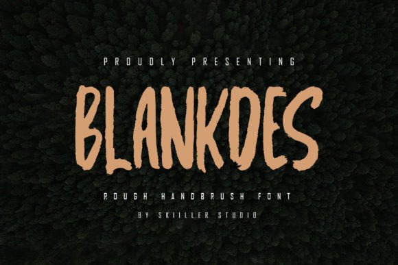Blankdes: A Bold Display Font for Memorable Branding