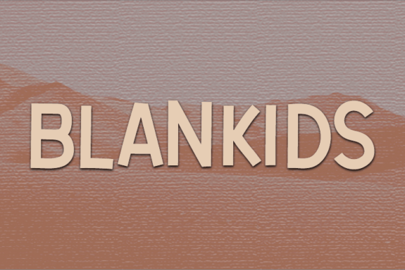 Blankids: A Distinctive Display Font for Digital Design