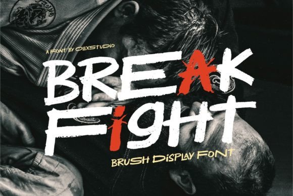 Break Fight: A Display Font That Anchors Editorial Mood