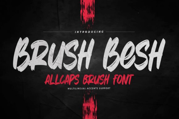 Brush Besh: A Thoughtful Display Font for Editorial Warmth