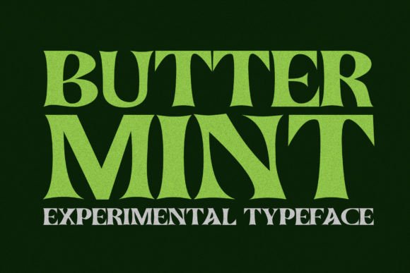 Buttermint: A Distinctive Display Typeface for Editorial Impact