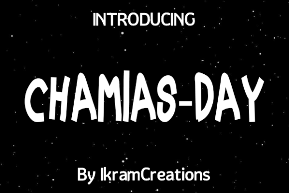 Chamias Day: A Playful Display Font That Builds Brand Trust