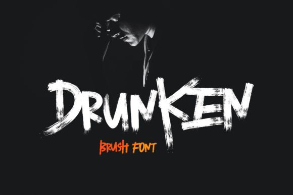 Drunken: A Display Font That Stumbles With Purpose
