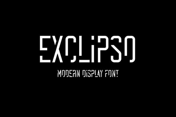 Exclipso: A Display Font for Editorial Impact