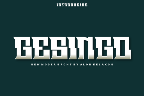 Gesingo: A Modern Display Font That Elevates Real Branding Work