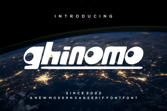 Ghinomo: A Sweet, Elegant Display Font for Real Branding