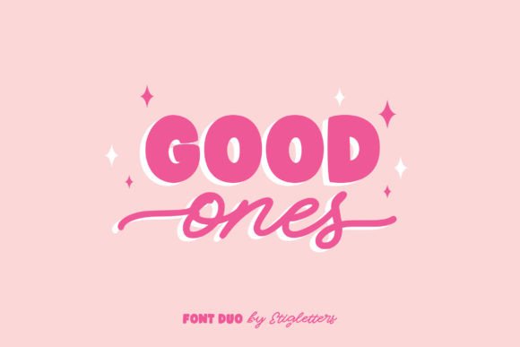 Good Ones Duo: A Display Font That Makes Your Campaign Smile