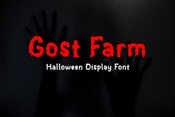 Gost Farm: A Spooky-Perfect Display Font for Crafters