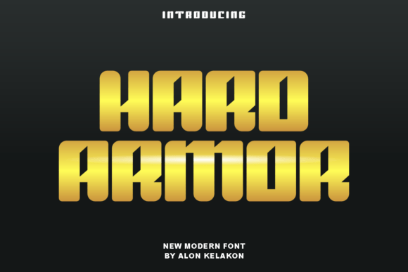 Hard Armor: A Display Font That Elevates Real Small Business Branding