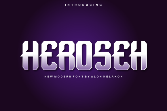 Heroseh: A Display Font That Commands Attention