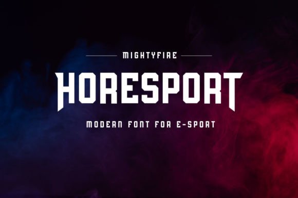 Horesport: A Bold Display Font for Campaign Headlines