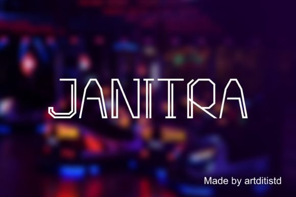 Janitra: A Display Font That Makes Your Brand Feel Instantly More Polished