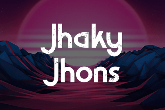 Jhakyjhons: A Playful Display Font That Elevates Digital Branding