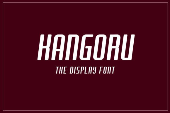 Kangoru: A Display Font That Commands Attention