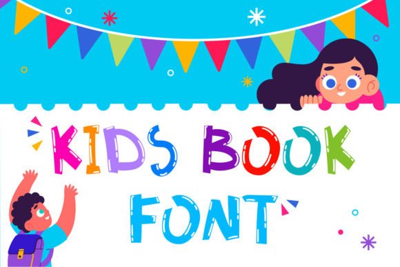 Kids Book Font: A Sweet, Chunky Display Typeface for Handmade Creators
