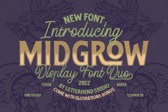 Midgrow Duo: A Display Font That Makes Your Brand Feel Instantly Polished