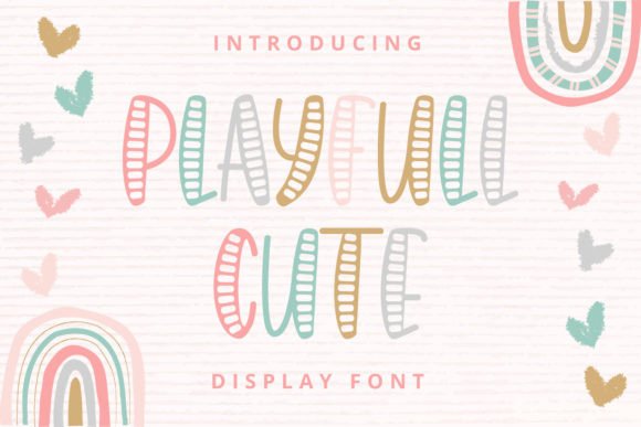 Playfull Cute: A Display Font That Feels Like a Thoughtful Pause
