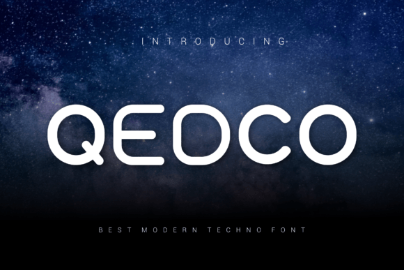 Qedco: A Bold Display Font That Commands Attention
