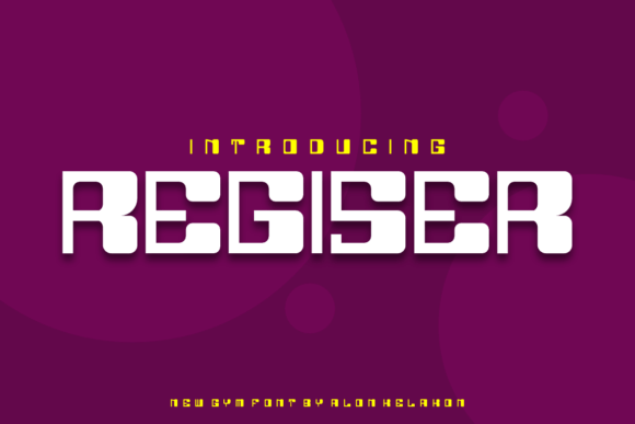 Regiser: A Display Font That Elevates Real Small Business Branding
