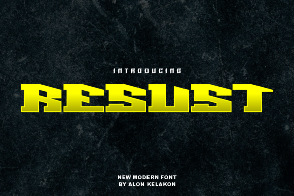 Resust: A Display Font That Anchors Editorial Mood