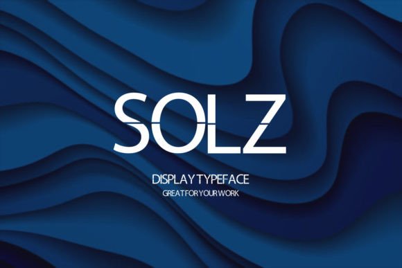 Solz: A Display Font That Breathes Life Into Editorial Moments