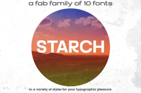 Starch: A Display Font That Holds Its Shape