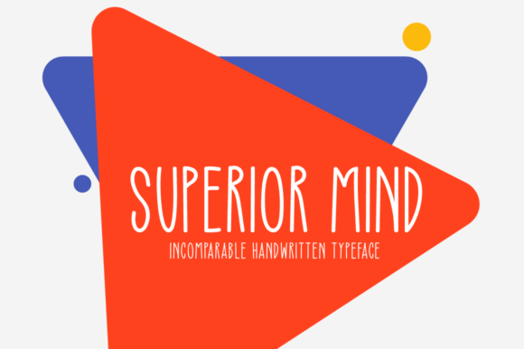 Superior Mind: A Handwritten Display Font That Elevates Real Business Branding