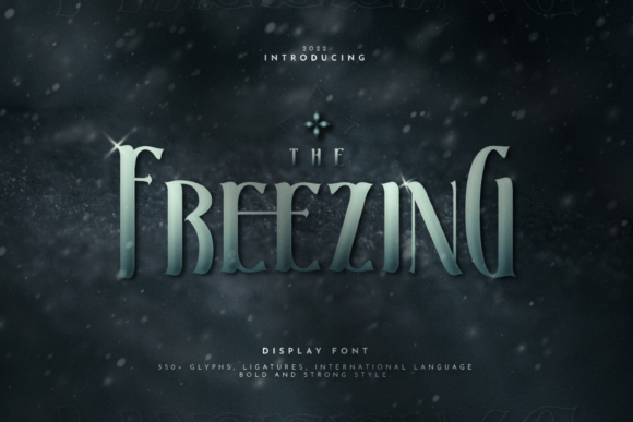 The Freezing: A Display Font That Cuts Through the Noise