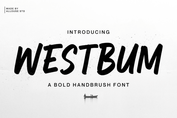 Westbum: A Bold Handbrush Font for Makers